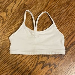 Lululemon White Sports Bra Size 2